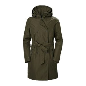 HH W Kaput WELSEY II TRENCH INSULATED 431 GREEN zelena 2