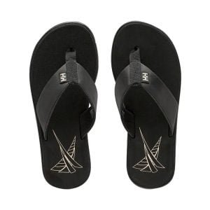 HH Japanke W SEASAND LEATHER SANDAL 990 BLACK, crna