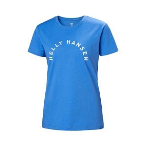 HH Majica W F2F COTTON TEE 2.0 555 UL.BLUE, plava