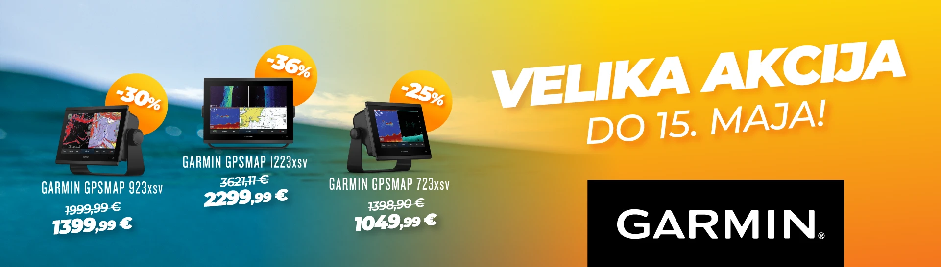 Garmin GPSMAP x3 akcija